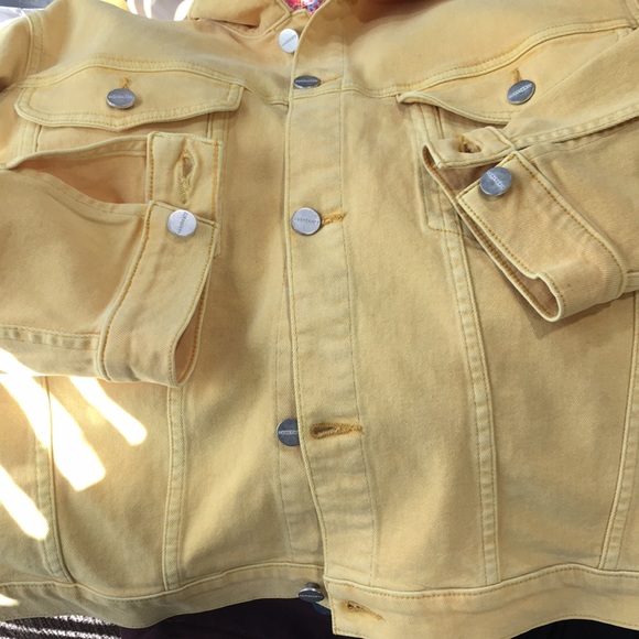 NWT Sanctuary Marigold Axel Trucker Denim Jacket Medium - Picture 9 of 12